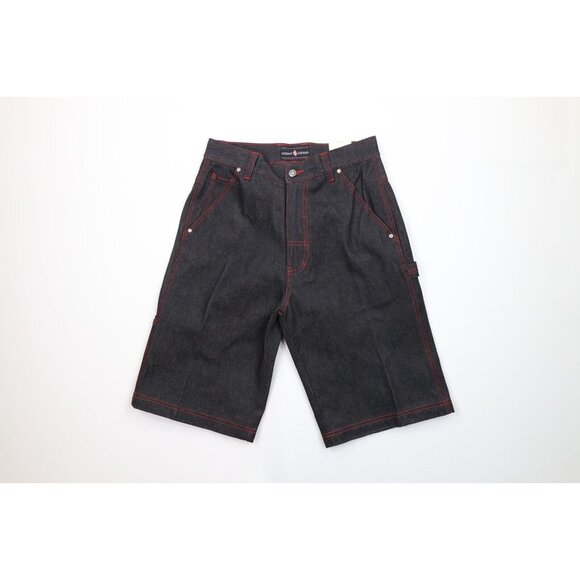 Deadstock Vtg 90s Streetwear Mens 30 Baggy Loose Fit Dungaree - Main Image